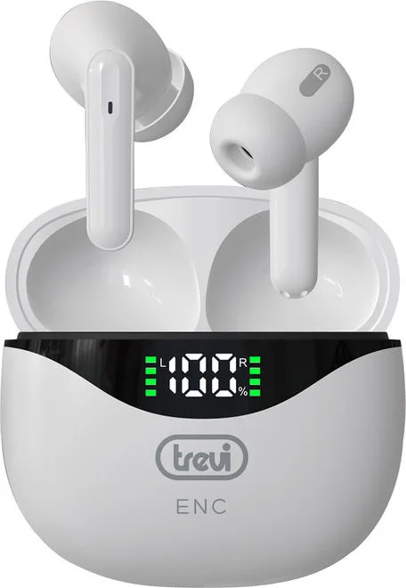 Trevi 12E40 Cuffie Auricolari Wireless (Bianco)