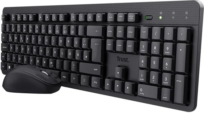 Trust TKM-360 Tastiera + Mouse Ufficio USB e Wireless QWERTY Italiano (Nero)