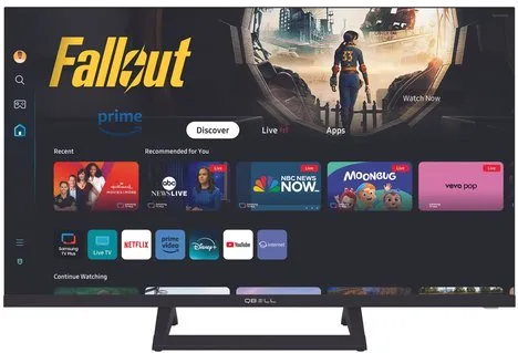 Qbell QT24HTF8A12V Black Smart TV 24" (Nero)