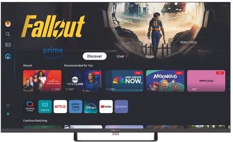 Qbell QT40FTF8A Black Smart TV 40" (Nero)