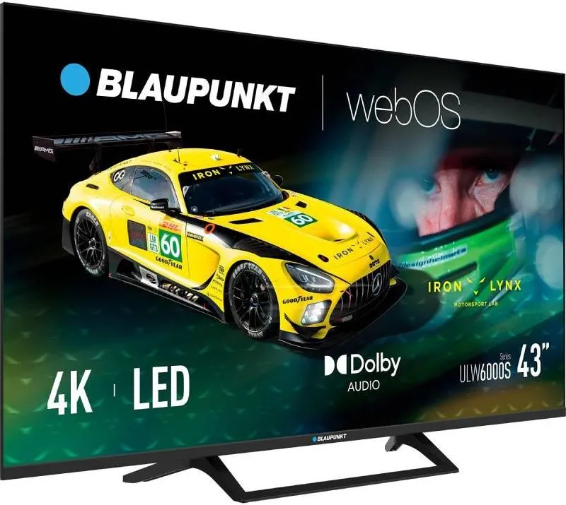Tv 43 blaupunkt 4k dbt2 web0s tv dvbt2 dvbs2 new smart piede
