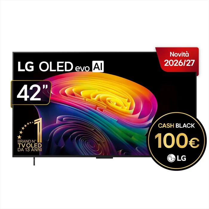 LG OLED42C66LB 4K Ultra HD Smart TV 42" (Nero)