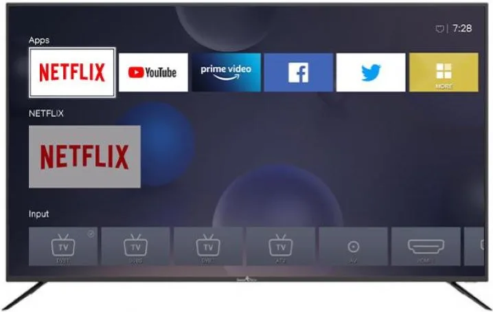 Tv smart tech 43 uhd smart tv linux dvb-t2 dvb-s2 dvb-c garanzia italia
