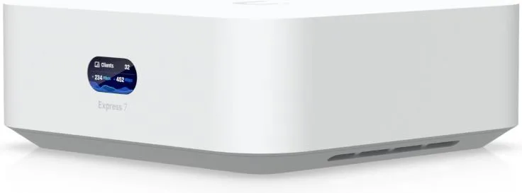 Ubiquiti unifi express 7 gateway controller wi-fi 6 bianco veloce 5,7 gbit-s router