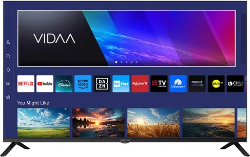 UNITED UNLED43HS89VDA TV LED, SMART TV, 43 ", Full-HD, Processore Quad Core CA53 x4@1.0Ghz, Black, Classe F