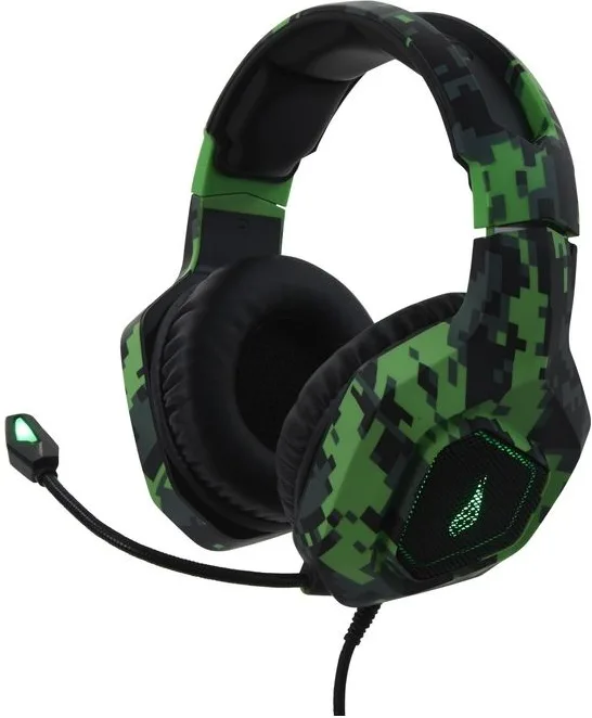 Verbatim SureFire Skirmish Cuffia Gaming Connettore 3.5mm Usb Tipo A Nero-Mimetico-Verde