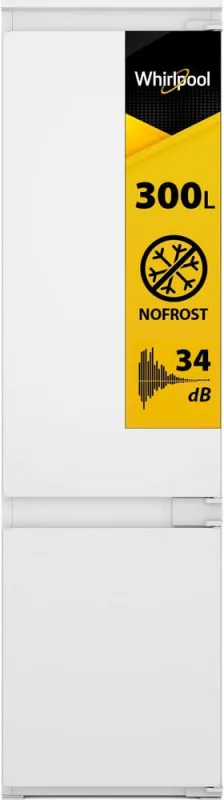 Whirlpool WHC20D011B1 Frigorifero da Incasso 300 Litri No Frost Classe D (Bianco)