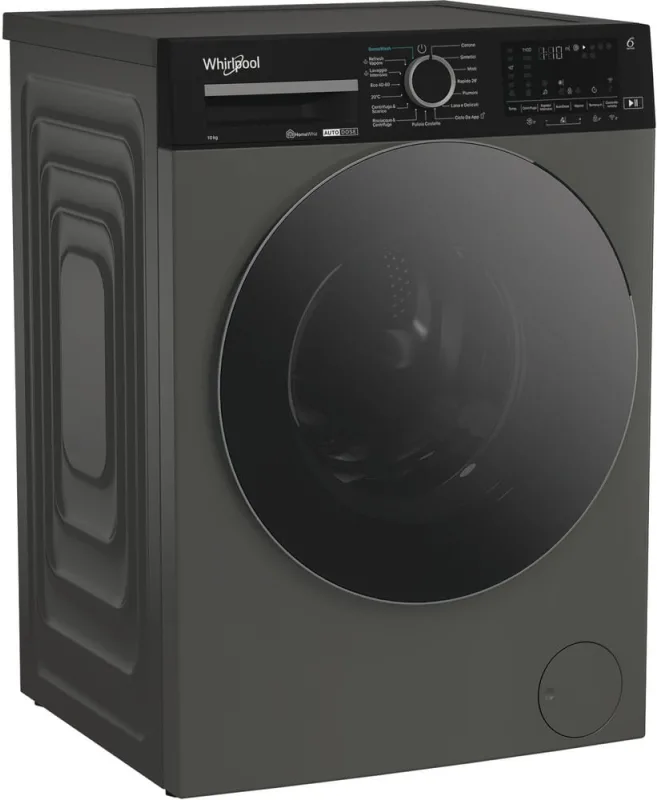 Whirlpool WPM011GADSIT Lavatrice Carica Frontale 10 KG 1400 Giri/min Classe A (Grigio)