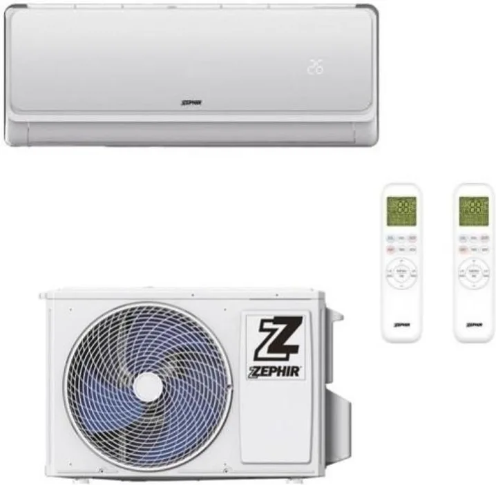 Zephir condizionatore 18000btu a++/a+ r32 2telecomandi zax18000