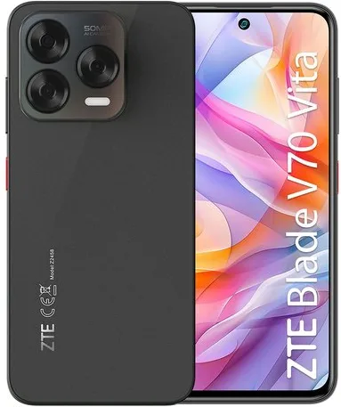 ZTE Blade V70 Vita smartphone Z2458 6,7 pollici 120Hz 4+256 GB batteria 5000 mAh fotocamera 50 MP dual sim grigio