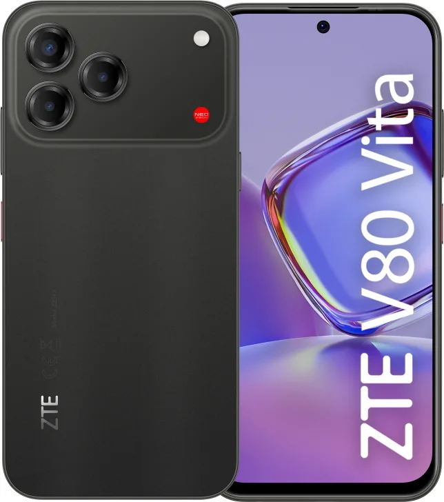 ZTE Blade V80 Vita smartphone 4G V80VITA256BLK 4GB RAM 256GB display 6,75'' 120Hz tripla fotocamera 50MP batteria 5000mAh Android 16 nero